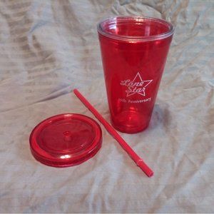 Collectible Souvenir Tumbler embossed with "Lone Star 10th Anniversary"